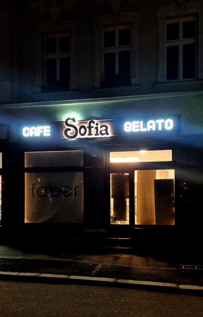 Branding provozoven Cafe Sofia